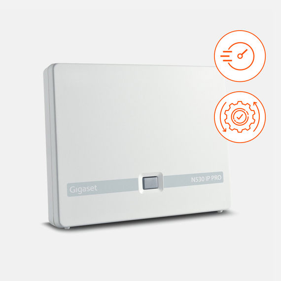 Gigaset N530 IP PRO avec symboles de vitesse et de performances fiables