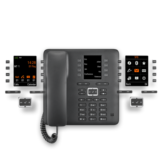 Telefono Fisso Gigaset Pro Maxwell 3IM – Con PoE, LED Di Stato E Tasto Non Disturbare Per Ufficio