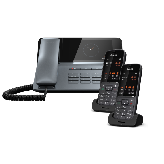 Téléphone VoIP filaire Gigaset Pro Fusion FX800W Bundle écran tactile noir  - Conrad Electronic France